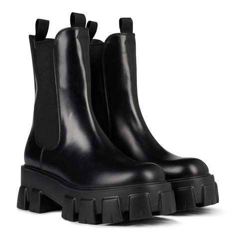 prada chelsea ankle boots.